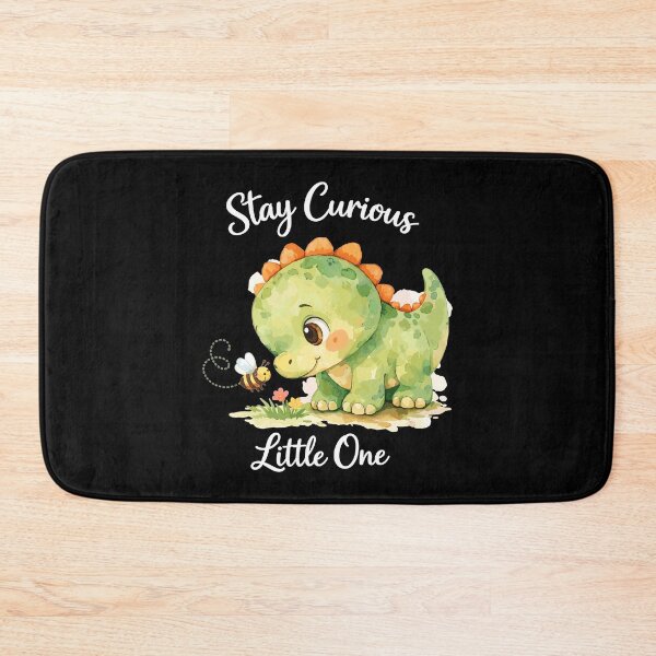 Item preview, Stay Curious Little One – Watercolor Dino & Bee designed and sold by Pineapple-Tree.