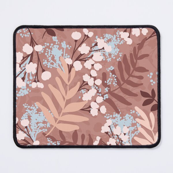 Item preview, Flowers and leaves pattern brown  designed and sold by Heaven1111.