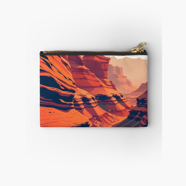 Item preview, Red Canyon Landscape Digital Illustration designed and sold by EllDAV777.