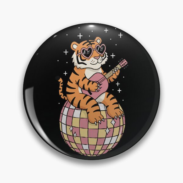 Item preview, Funny Tiger Disco Ball Guitar Rave Zoo Boys Girls Kids designed and sold by rafaeltto.