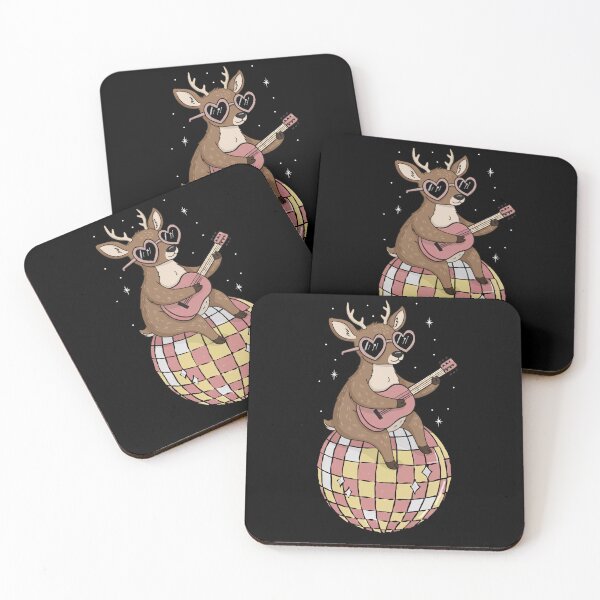 Item preview, Funny Deer Disco Ball Guitar Rave Zoo Boys Girls Kids designed and sold by rafaeltto.