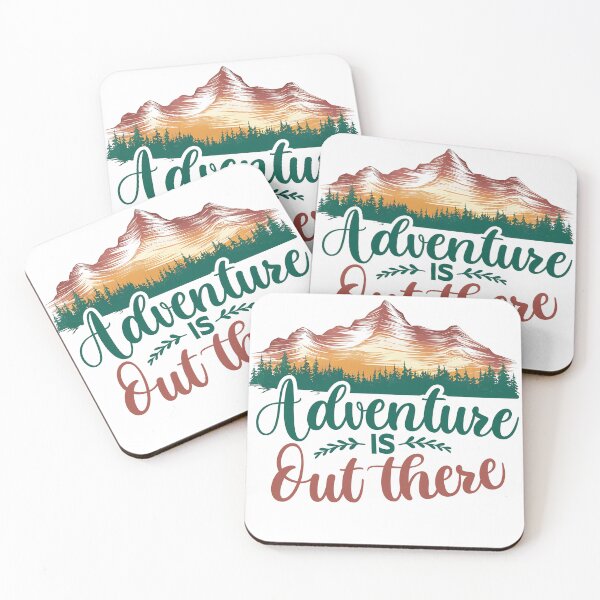 Item preview, Adventure Is Out There Mountain Hiking Quote designed and sold by teeperfect.