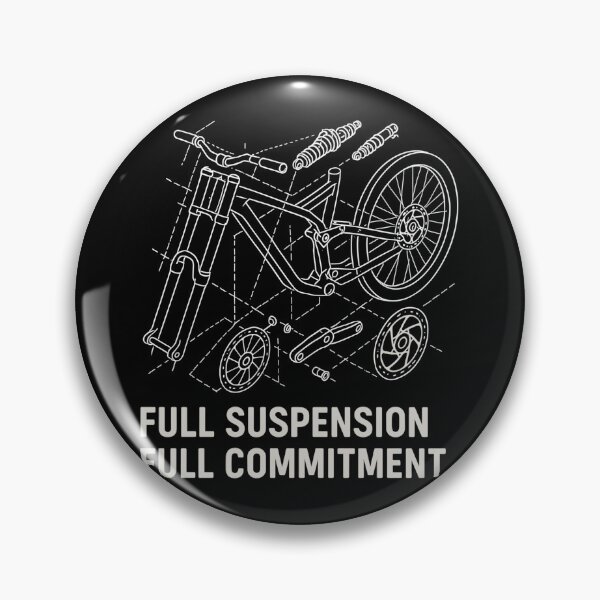 Item preview, Downhill bike sketch - Full suspension saying designed and sold by Pineapple-Tree.