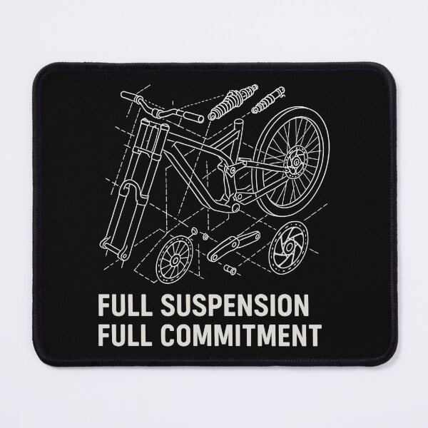 Item preview, Downhill bike sketch - Full suspension saying designed and sold by Pineapple-Tree.