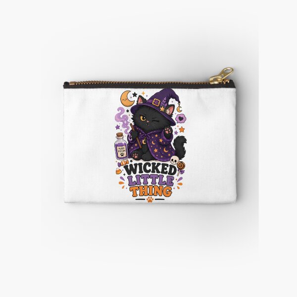Item preview, Wicked Little Thing Witchy Black Cat Sticker designed and sold by MoodCats.