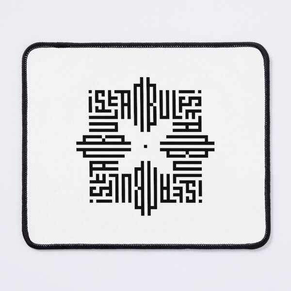 Item preview, İSTANBUL | Black  | Modern Geometric Kufi Calligraphy | From Name to Art   designed and sold by FOR YOUR NAME.