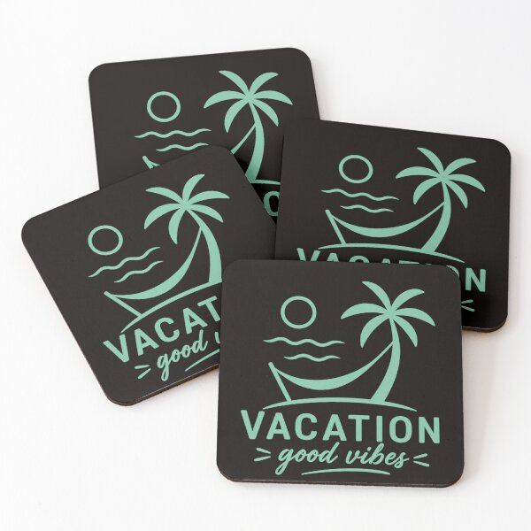 Item preview, Vacation Good Vibes – Minimalist Tropical Beach Design designed and sold by Tadeusz1.