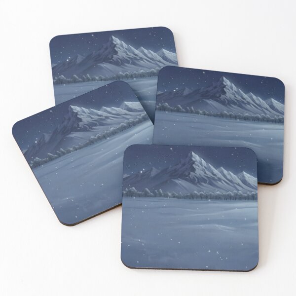 Item preview, Fantasy Snowy Mountain Night designed and sold by Snow-Ista.