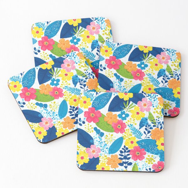 Item preview, Summertime Colorful Vibrant Flowers Modern Contemporary Pattern designed and sold by DEC02.
