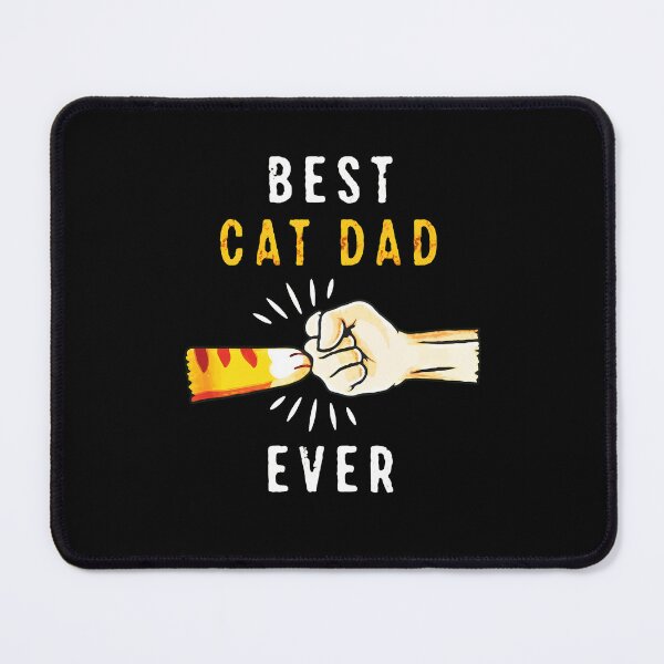 Item preview, BEST CAT DAD EVER Fist Bump Cat Paw T-Shirt designed and sold by StranHabesre51.