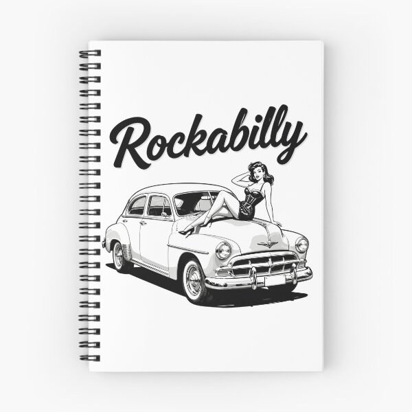 Item preview, Camiseta vintage estilo Rockabilly Hot Rod Pin-Up con estampado de coche. designed and sold by Pineapple-Tree.