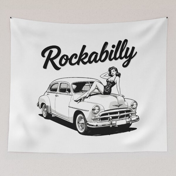 Item preview, Rockabilly Hot Rod Pin-Up Car Vintage Shirt designed and sold by Pineapple-Tree.