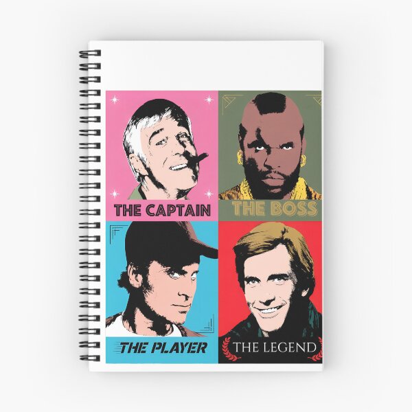 Item preview, Retro 80s TV Team 4 Panel Pop Art designed and sold by Noheqa.