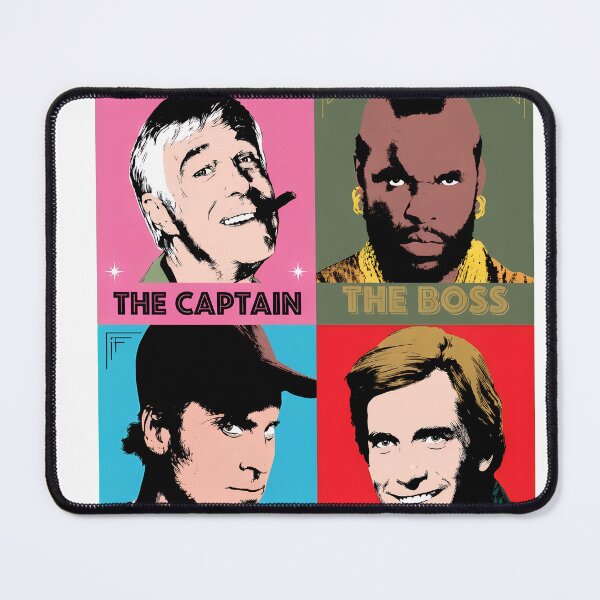 Item preview, Retro 80s TV Team 4 Panel Pop Art designed and sold by Noheqa.