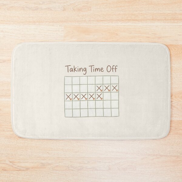 Item preview, Taking Time Off Calendar designed and sold by VibeShift Studio.
