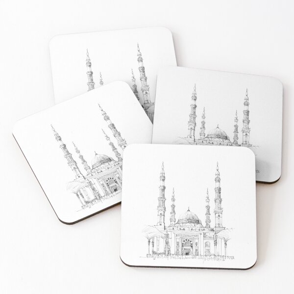Item preview, Holy mosque Masjid An Nabawi pencil sketch  designed and sold by midsketcher.