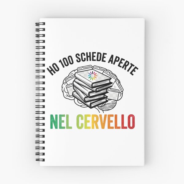 Item preview, Ho 100 schede aperte nel cervello - Citazione ironica per amanti dei libri e studenti designed and sold by MyTeePlace.