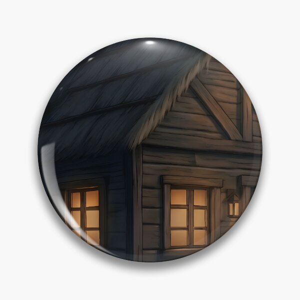Item preview, Cozy Fantasy Cabin in the Woods designed and sold by Snow-Ista.