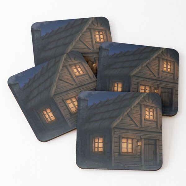 Item preview, Cozy Fantasy Cabin in the Woods designed and sold by Snow-Ista.