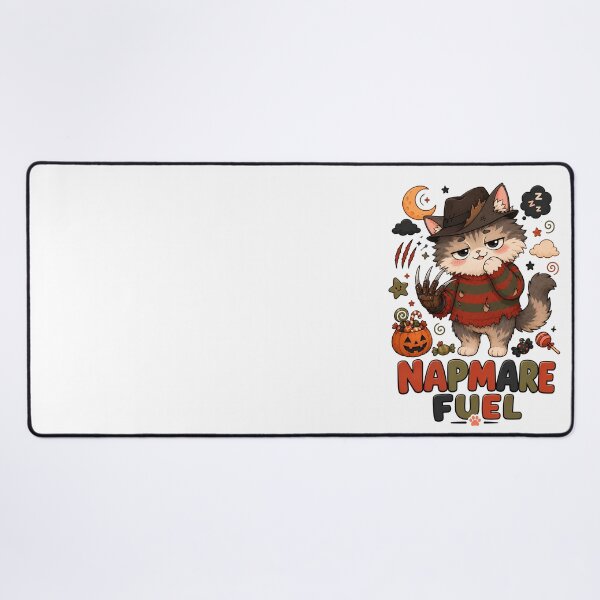Item preview, Napmare Fuel Sleepy Halloween Cat Sticker designed and sold by MoodCats.