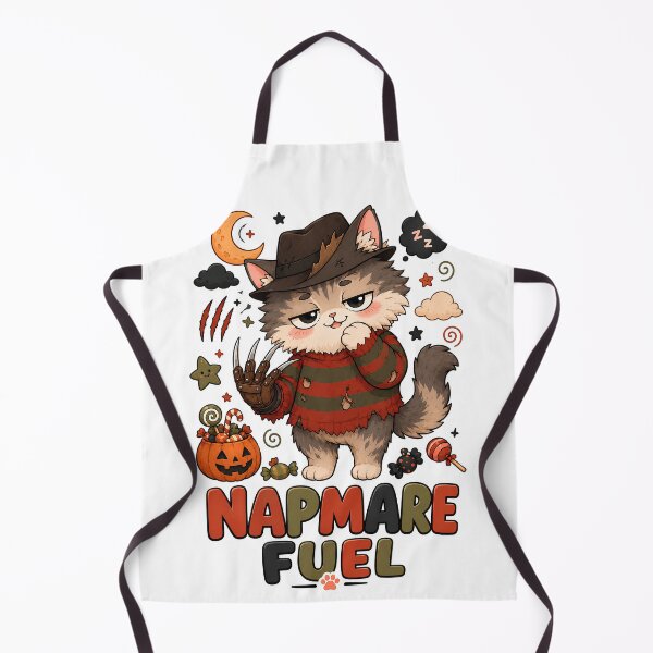 Item preview, Napmare Fuel Sleepy Halloween Cat Sticker designed and sold by MoodCats.