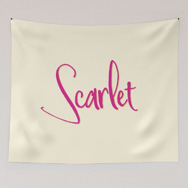 Item preview, SCARLET personalized type design designed and sold by CharlottePlaceArt.