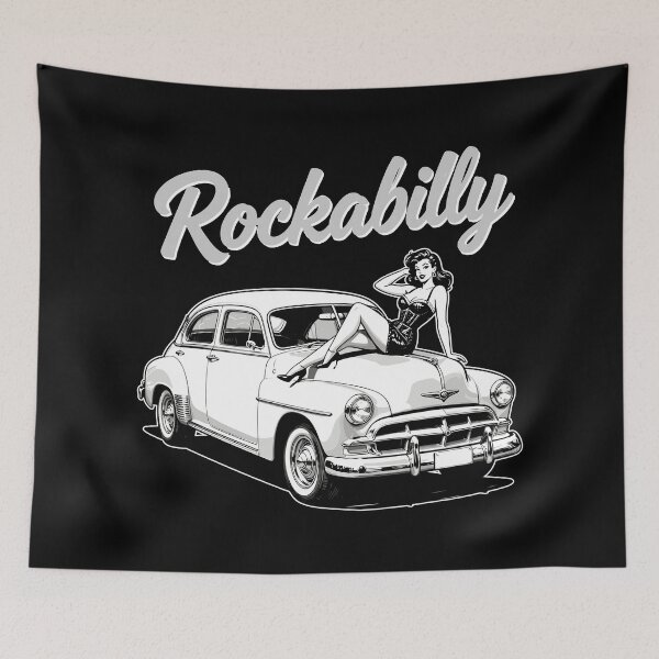 Item preview, Copy of Rockabilly Hot Rod Pin-Up Car Vintage Shirt designed and sold by Pineapple-Tree.