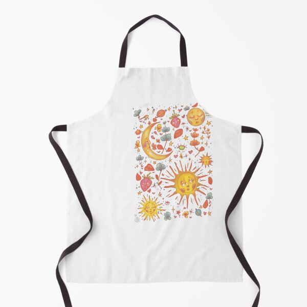 Item preview, Whimsical Celestial Sun Moon Strawberry Art designed and sold by Noheqa.