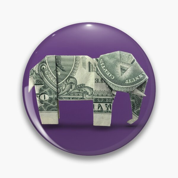 Item preview, Money Origami Elephant Animal designed and sold by Vincent_Artist.