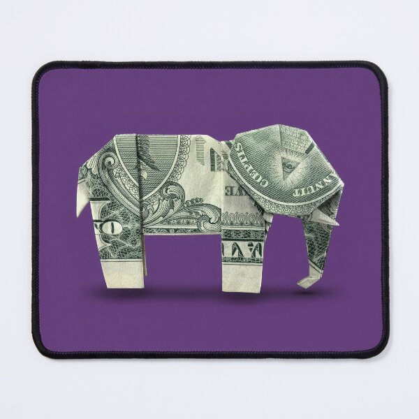 Item preview, Money Origami Elephant Animal designed and sold by Vincent_Artist.