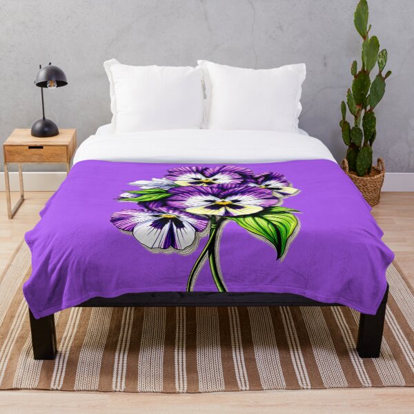 Aperçu de l'œuvre Pensées violettes créée et vendue par ViaARTfactory.