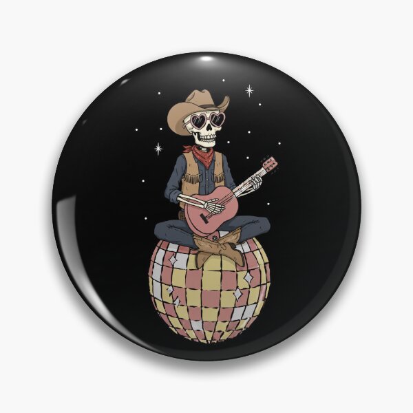 Item preview, Funny Skeleton Cowboy Disco Ball Guitar Rave Halloween Boys Girls Kids designed and sold by rafaeltto.