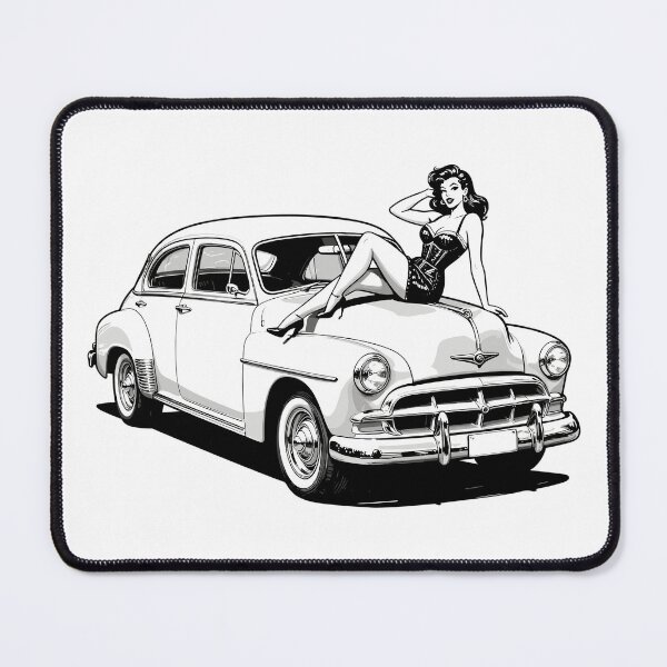 Item preview, Rockabilly Hot Rod Pin-Up Car Vintage Shirt designed and sold by Pineapple-Tree.