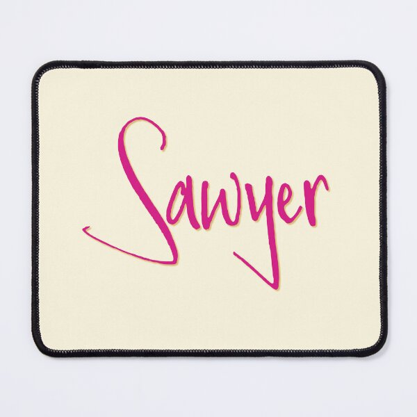 Item preview, SAWYER personalized type design designed and sold by CharlottePlaceArt.