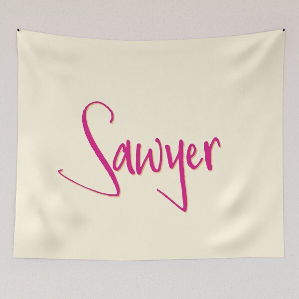 Item preview, SAWYER personalized type design designed and sold by CharlottePlaceArt.