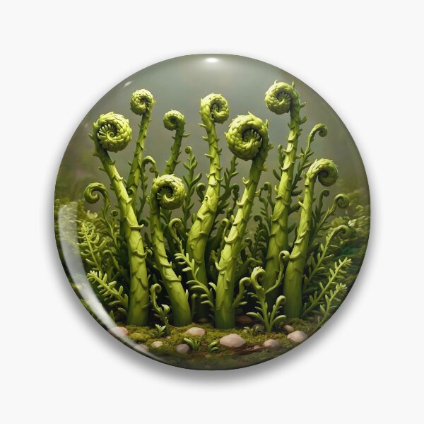 Item preview, Fiddlehead Ferns in the Forest designed and sold by Vicky Brago-Mitchell®.
