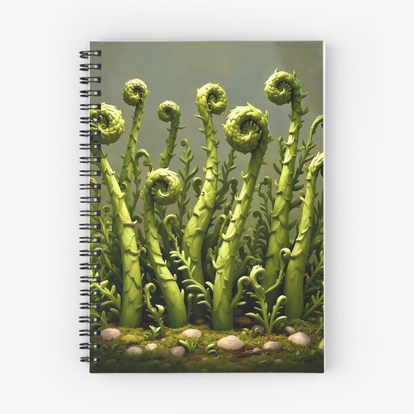 Item preview, Fiddlehead Ferns in the Forest designed and sold by Vicky Brago-Mitchell®.