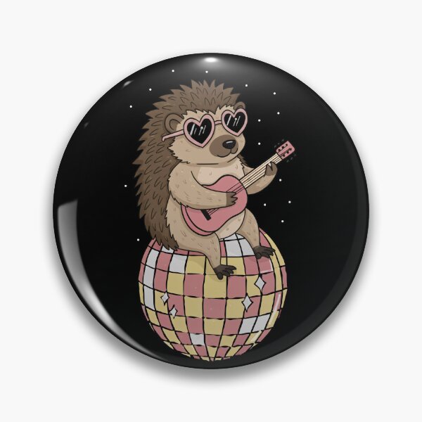 Item preview, Funny Hedgehog Disco Ball Guitar Rave Zoo Boys Girls Kids designed and sold by rafaeltto.