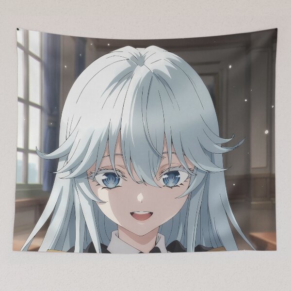 Item preview, Elfaria Albis Serfort Wistoria Bright Blue Eyes Academy Portrait designed and sold by PMartistStudio.