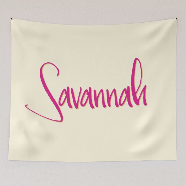 Item preview, SAVANNAH personalized type design designed and sold by CharlottePlaceArt.