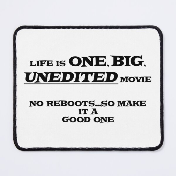 Item preview, Life Is Unedited - Black Font designed and sold by DevinCoonsMerch.