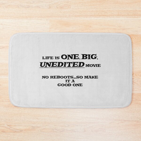 Item preview, Life Is Unedited - Black Font designed and sold by DevinCoonsMerch.