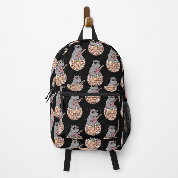 Item preview, Funny Hippopotamus Disco Ball Guitar Rave Zoo Boys Girls Kids designed and sold by rafaeltto.