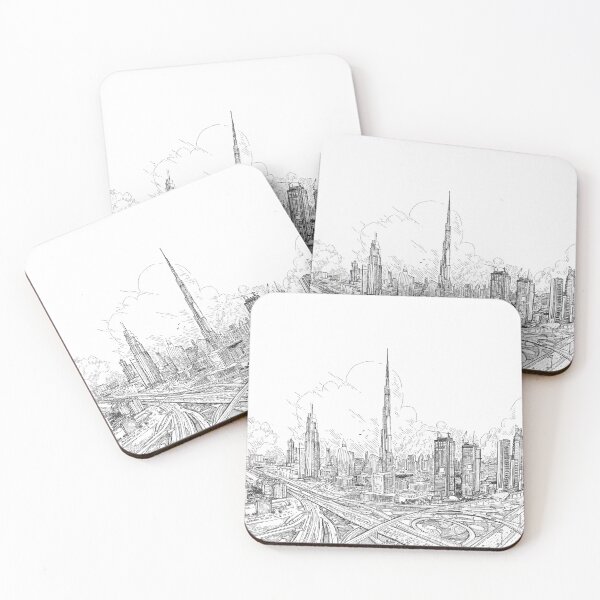 Item preview, Fenomenal Dubai city sketch  designed and sold by midsketcher.