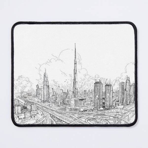 Item preview, Fenomenal Dubai city sketch designed and sold by midsketcher.