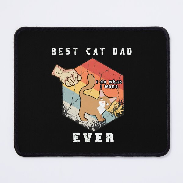 Item preview, Best Cat Dad Ever Funny Fist Bump Retro designed and sold by StranHabesre51.