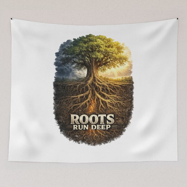 Item preview, Roots Run Deep | Tree of Resilience Storm & Sunlight designed and sold by NatureHarmony16.