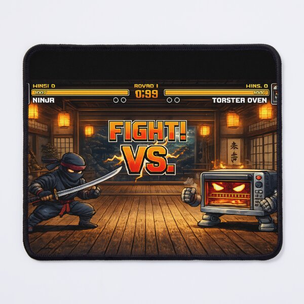 Item preview, Battlebrawl: Toaster Oven vs Ninja Ultimate Showdown designed and sold by RockyLambda.