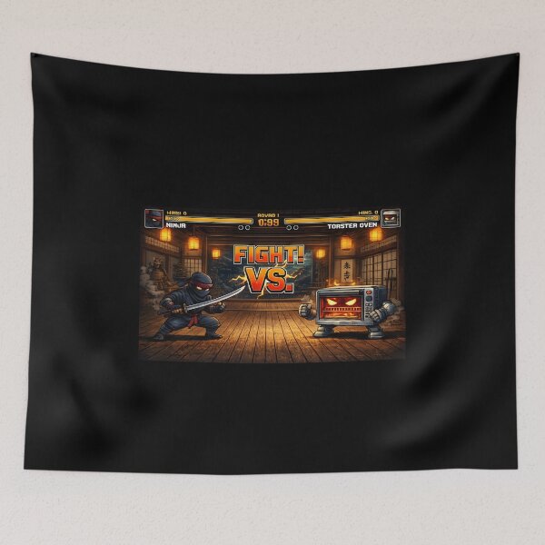 Item preview, Battlebrawl: Toaster Oven vs Ninja Ultimate Showdown designed and sold by RockyLambda.