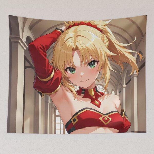 Item preview, Mordred Fate Grand Order Red Stage Hall Confidence designed and sold by PMartistStudio.